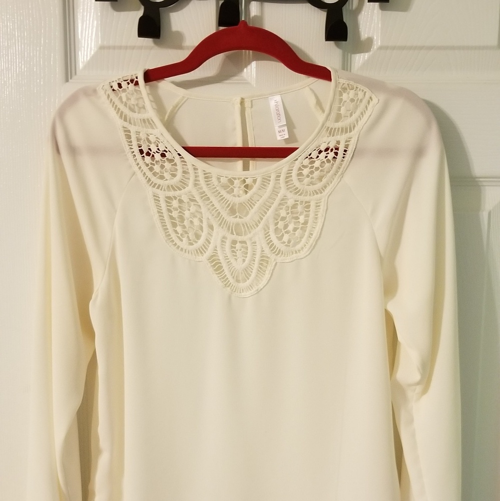 Cream blouse